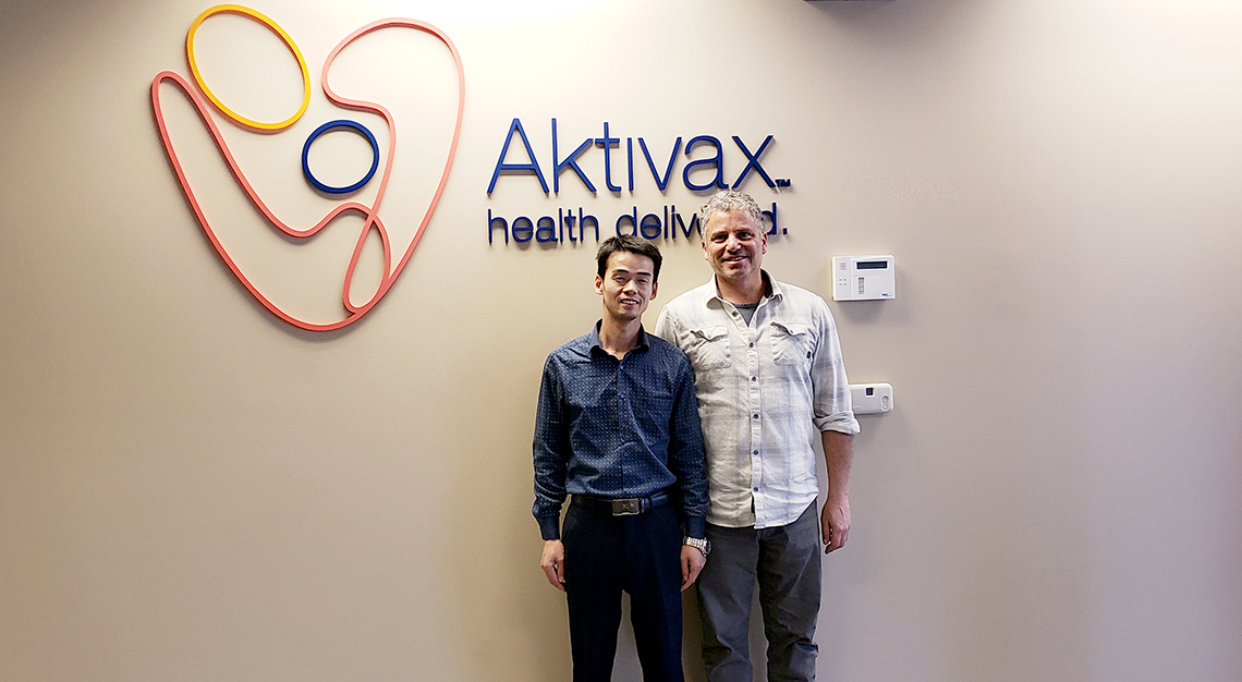 Meeting with CEO of Aktivax